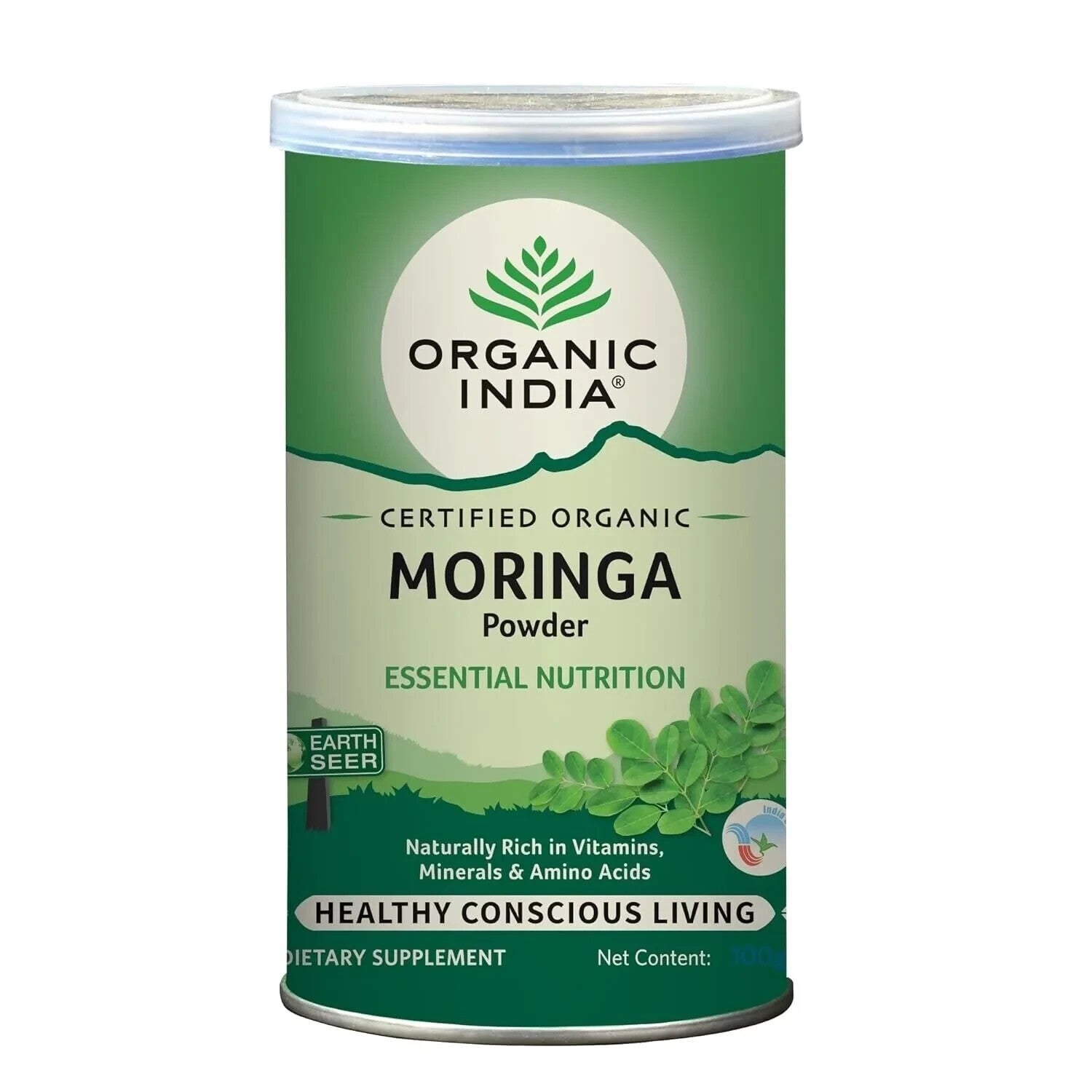 Organic India Moringa Leaf Powder  Free Shipping